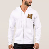 Pull À Capuche Icône de symbole de remontée mécanique Rustique Sp (Devant)