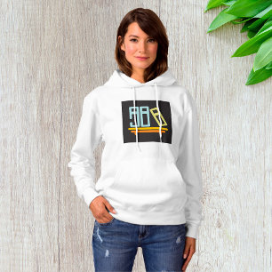 Pull À Capuche Icône graphique minimaliste de bibliothèque