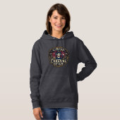 Pull À Capuche Idée cadeau pour papa de chat de carnaval de cirqu (Devant entier)