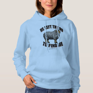 Pull À Capuche Il a quitté les 99 pour me trouver Christian Women