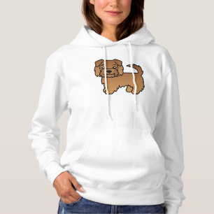 Pull À Capuche Illustration de chien Norfolk Terrier rouge de sty