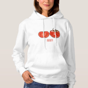 Pull À Capuche Illustration de dessin sur la tomate