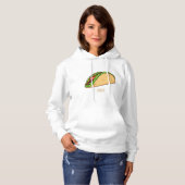 Pull À Capuche Illustration de dessin sur Taco (Devant entier)