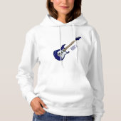 Pull À Capuche Illustration de guitare électrique (Devant)