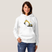 Pull À Capuche Illustration de la pelle de rupture (Devant entier)