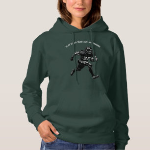 Pull À Capuche Illustration du joueur de football américain Tri-B