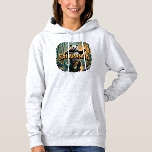 Pull À Capuche Illustration Salapanda Combo Créature Drôle (Devant)