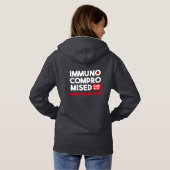 Pull À Capuche Immunocompromis Risque élevé S'il vous plaît reste (Dos entier)