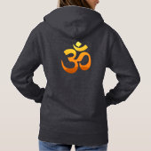 Pull À Capuche Impression recto verso symbole Om Mantra Yoga pour (Dos)