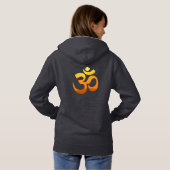 Pull À Capuche Impression recto verso symbole Om Mantra Yoga pour (Dos entier)