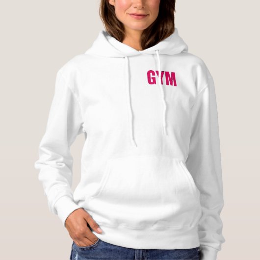 Pull À Capuche Inarrêtable : Conception de gymnastique motivante (Devant)