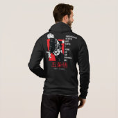 Pull À Capuche 👁️Infinity Eyes Sorcerer Hoodie – Regard Bleu Ani (Dos entier)