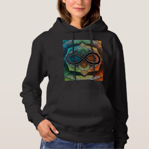 Pull À Capuche Infinity Mandala African Tribal Mask Abstrait
