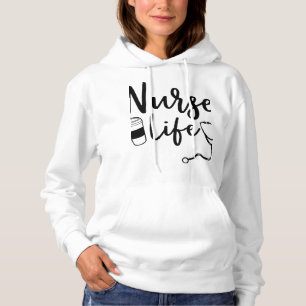 Pull À Capuche Infirmière Cadeau De Vie Pour Infirmière