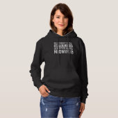 Pull À Capuche Infirmière certifiée sage-femme Infirmière (Devant entier)