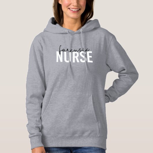 Pull À Capuche Infirmière médico-légale | Cadeaux de soins infirm (Devant)