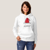 Pull À Capuche infirmière noël 4 (Devant entier)