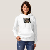 Pull À Capuche Infirmière Skeleton Mannequin - Graphisme Médicale (Devant entier)