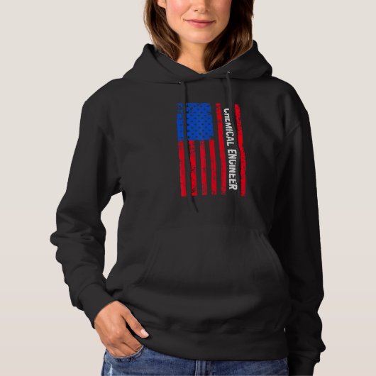 Pull À Capuche Ingénieur chimique Ingénierie 18 (Devant)