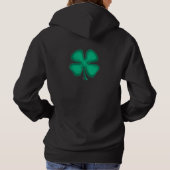 Pull À Capuche Irlandaises noires cagoulées sweatshirt (Dos)