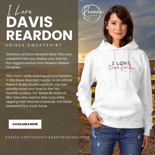 Pull À Capuche J'adore le sweatshirt Davis Reardon