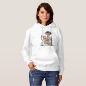 Pull À Capuche j'adore mon chihuahua (Devant entier)