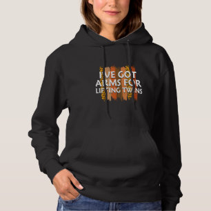 Pull À Capuche J'ai des bras pour soulever des jumeaux maman bébé