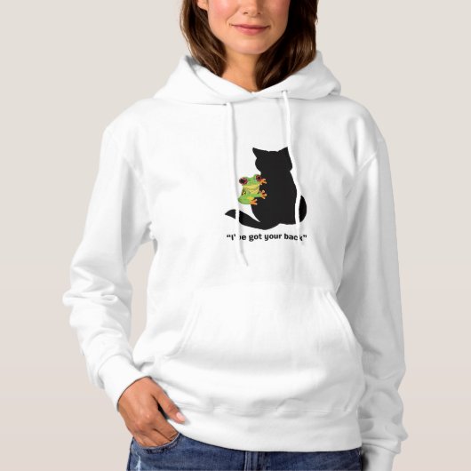 Pull À Capuche J'ai ton dos (Devant)