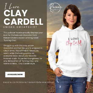Pull À Capuche J'aime Clay Cardell Sweat-shirt Basique Unisexe