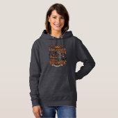 Pull À Capuche J'aime Halloween Maison Hantée Squelette Citrouill (Devant entier)