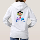 Pull À Capuche ☘ J'aime irlandais-féminin St Patrick's Day Classi (Dos)