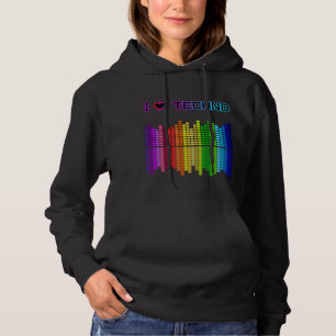 Pull À Capuche J'aime la techno