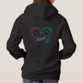 Pull À Capuche j'aime le chat, juste moi et mon chat (Dos)