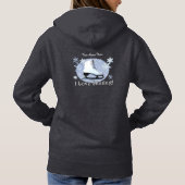 Pull À Capuche J'Aime Le Patinage ! (Dos)