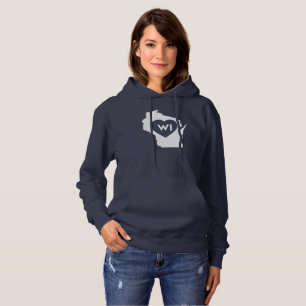 Pull À Capuche J'aime le sweatshirt à capuchon des femmes d'éta
