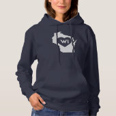 Pull À Capuche J'aime le sweatshirt à capuchon des femmes d'état (Devant)