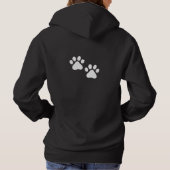 Pull À Capuche J'aime les chiens (Dos)