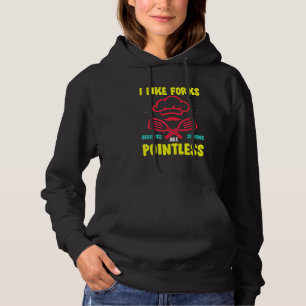 Pull À Capuche J'Aime Les Fourches Parce Que Les Cuillères Sont S