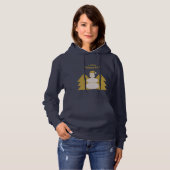 Pull À Capuche J'aime Noël (Devant entier)