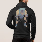 Pull À Capuche Japanese Retro Anime Bulldog MMA Mixed Martial Art (Dos)