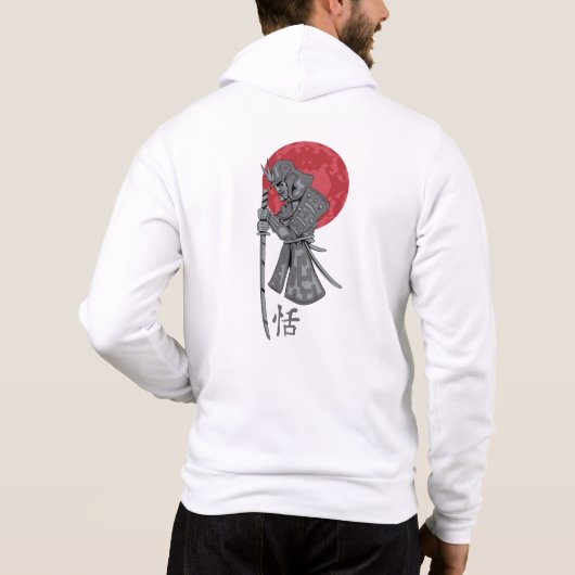 Pull À Capuche Japanese samurai fighter (Dos)