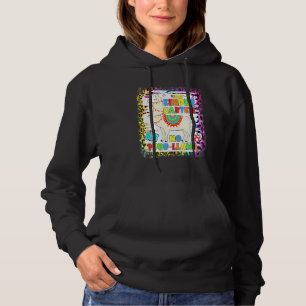 Pull À Capuche Jardin d'enfants No Prob-Llama Enseignant Enfants