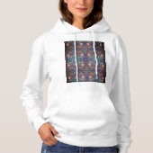 Pull À Capuche Jardin rose (Devant)