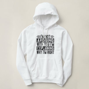 Pull À Capuche Je n'affirme pas que j'explique juste pourquoi j'a