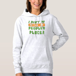 Pull À Capuche Je ne fais pas de sweat-shirt Peopley Places