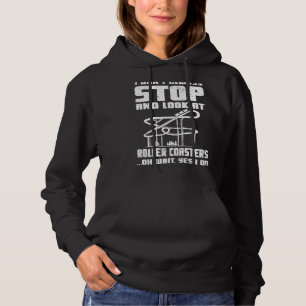 Pull À Capuche Je Ne M'Arrête Pas Toujours Et Je Regarde Roller D