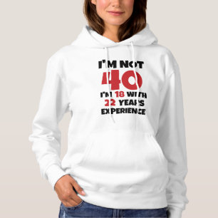 Pull À Capuche Je ne suis pas 40