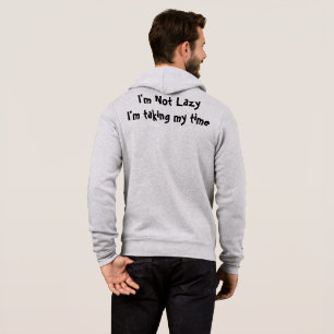 Pull À Capuche Je ne suis pas un T-Shirt blond