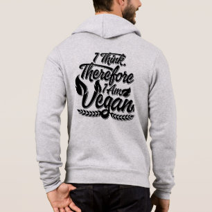 Pull À Capuche Je Pense Que Je Suis Vegan.