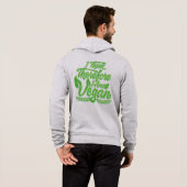 Pull À Capuche Je Pense Que Je Suis Vegan. (Dos entier)